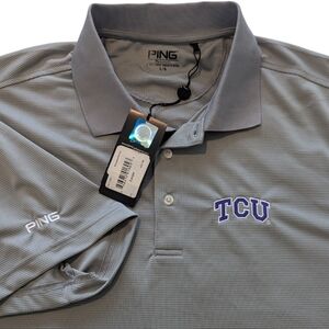 NWT Ping TCU Horned Frogs Polo